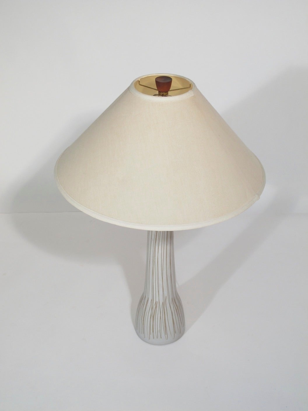 Mid-Century Modern Martz Ceramic Lamp