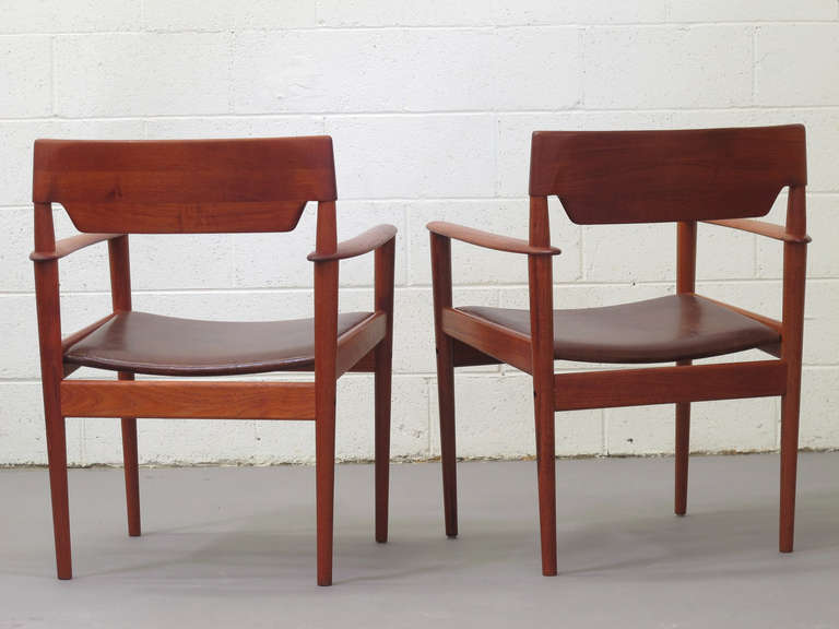 Arm Chairs by Grete Jalk for P. Jeppesen 1