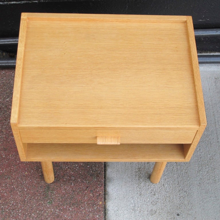 20th Century Hans Wegner Oak Nightstand