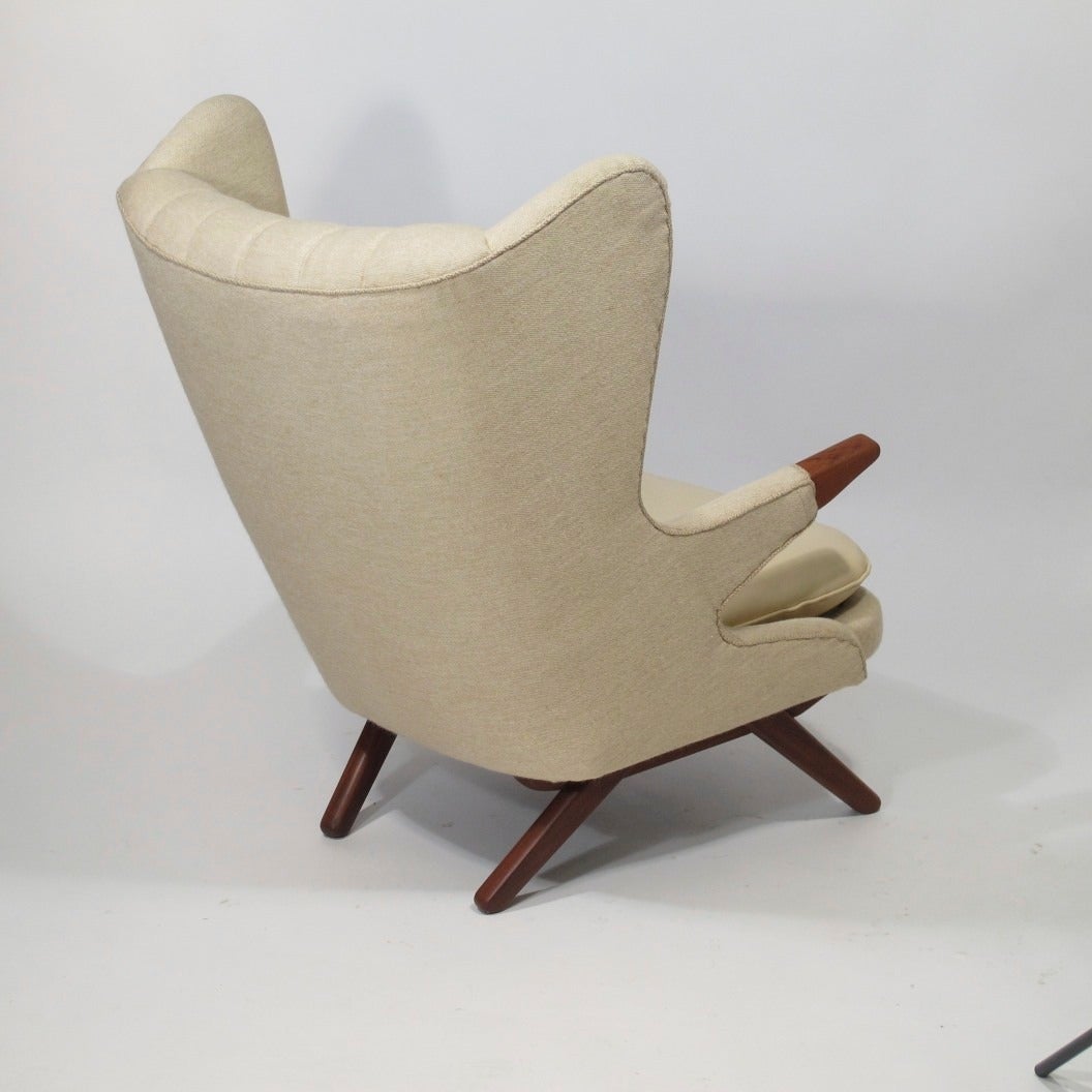 Wool Mid-Century Svend Skipper Papa Chair