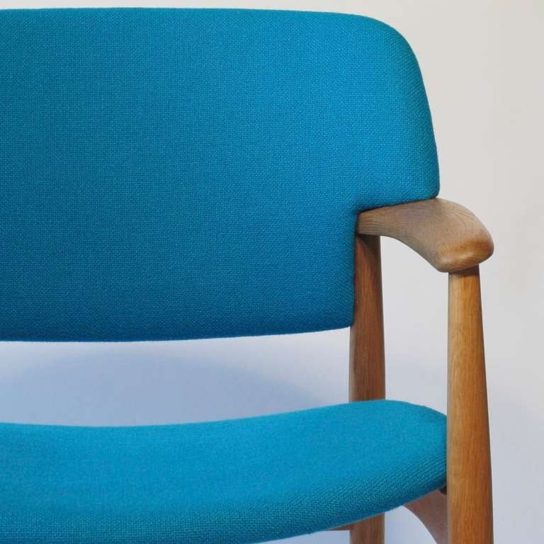 Scandinavian Modern Aksel Bender Madsen Oak Arm Chair