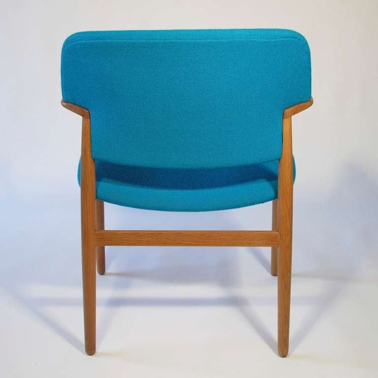 20th Century Aksel Bender Madsen Oak Arm Chair
