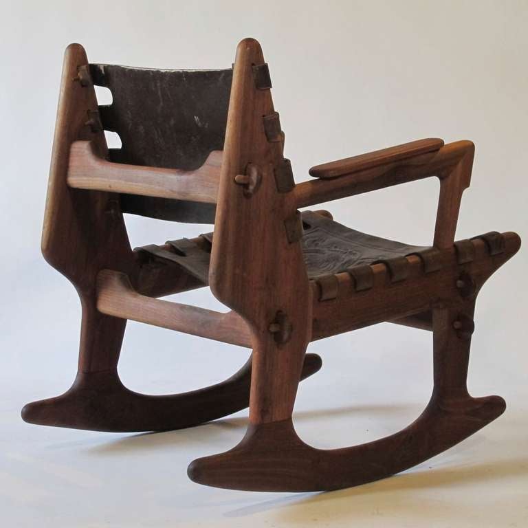 Mid-Century Modern Angel Pazmino Rocking Chair