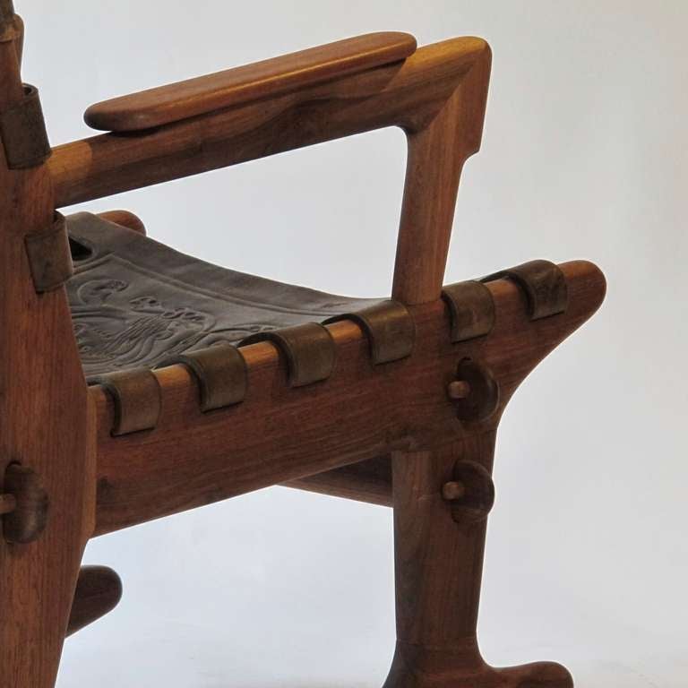Ecuadorean Angel Pazmino Rocking Chair