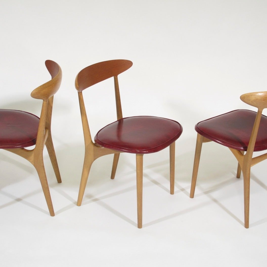 Oak Kurt Ostervig Mid-Century Dining Chairs