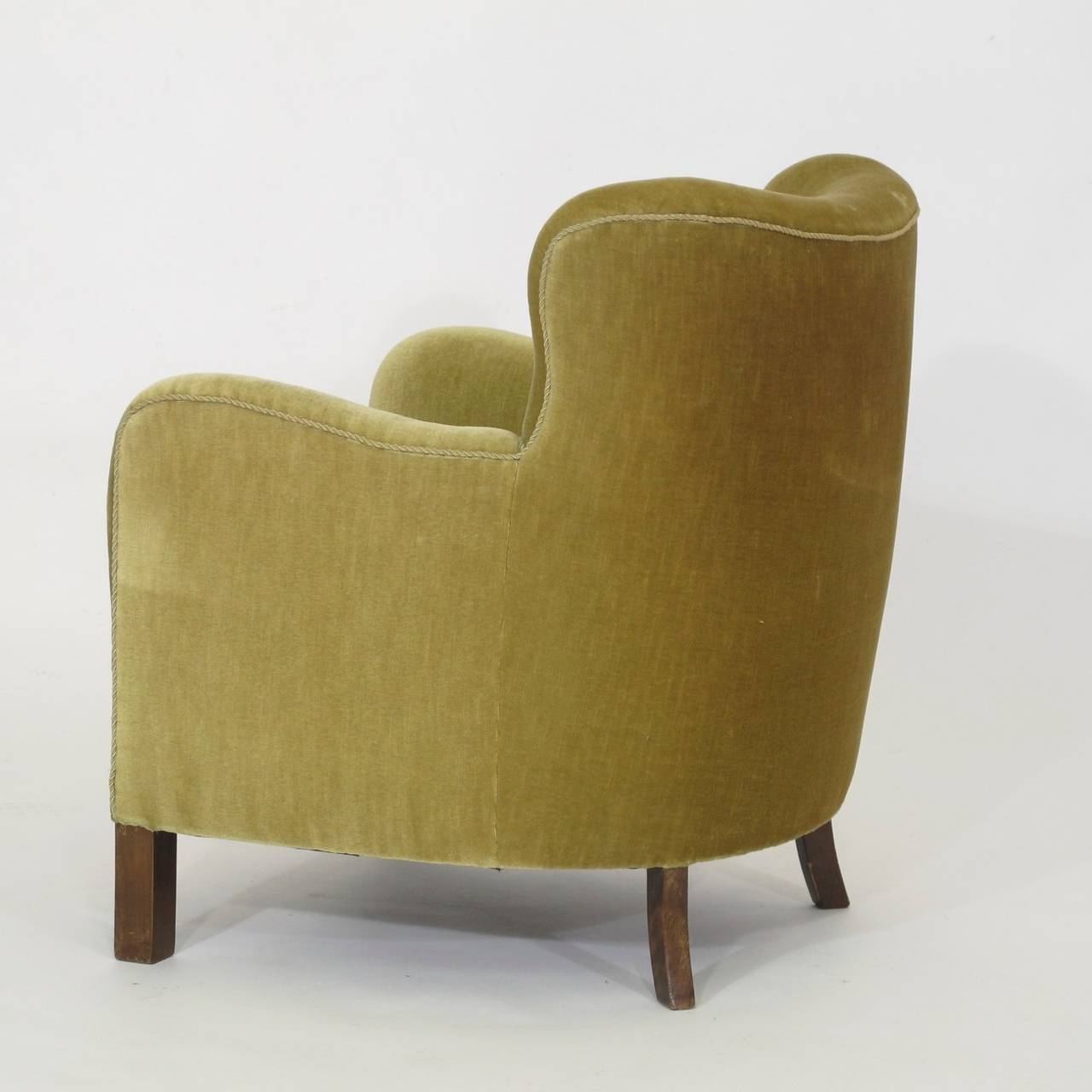 Hand-Crafted 1930s AJ Iversen Danish Deco Club Chair
