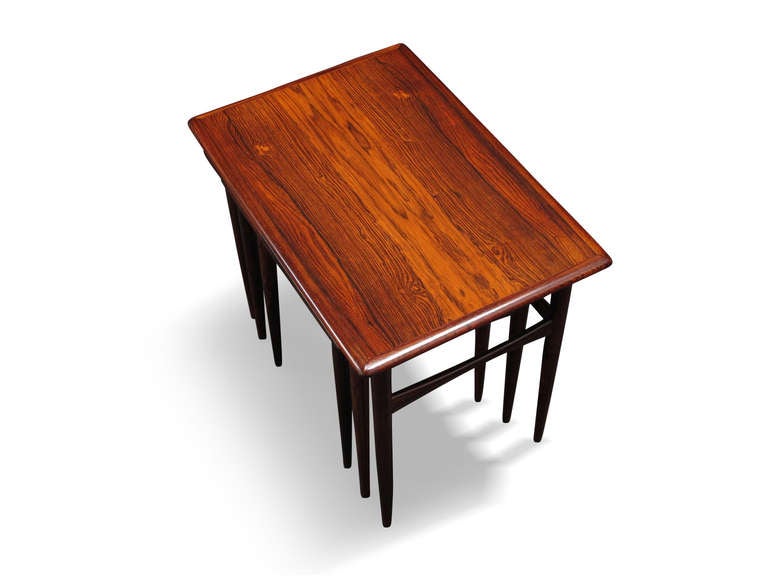 Danish Brazilian Rosewood Nesting Tables 4