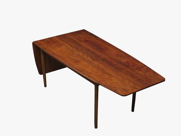 Danish Walnut Drop-leaf Dining Table 2