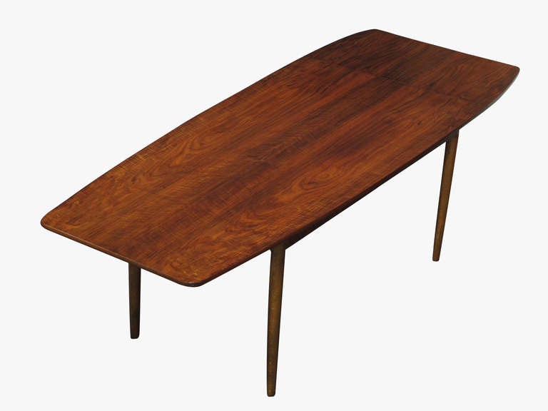 Danish Walnut Drop-leaf Dining Table 3