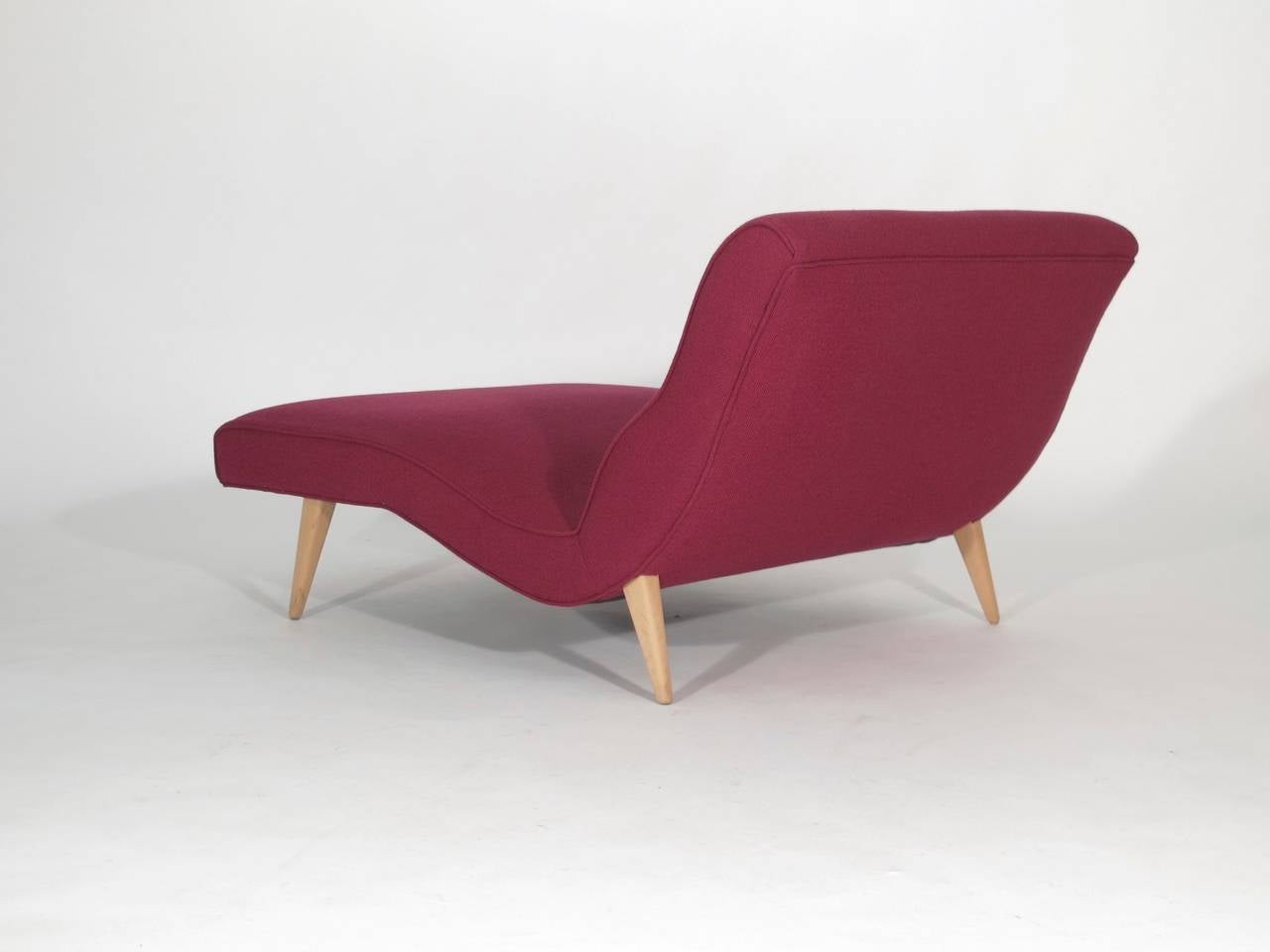 American Mid-Century Chaise Lounge in Manner of Adrian Pearsall