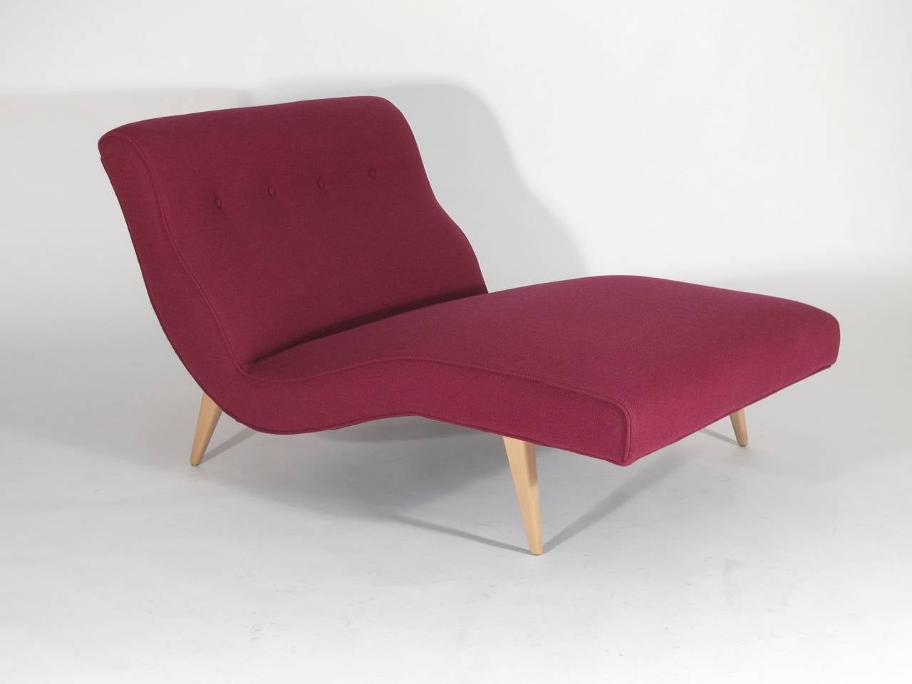 Mid-Century Chaise Lounge in Manner of Adrian Pearsall 2