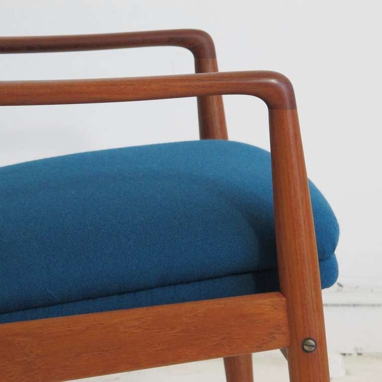 Mid-20th Century Mid-century Danish High-back Reclining Lounge Chair