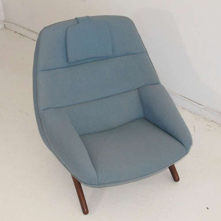 Mid-century Illum Wikkelso Lounge Chair In Good Condition In Oakland, CA