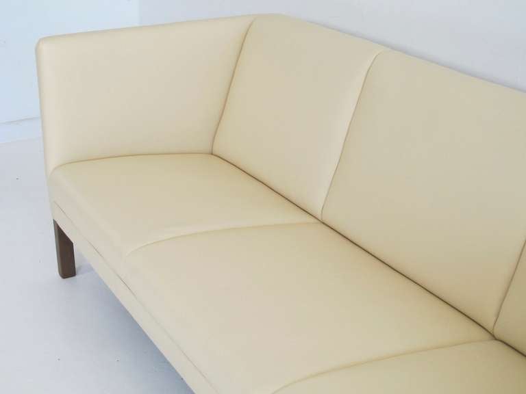 Late 20th Century Mid century Danish Leather Sofa by Erik Jorgensen