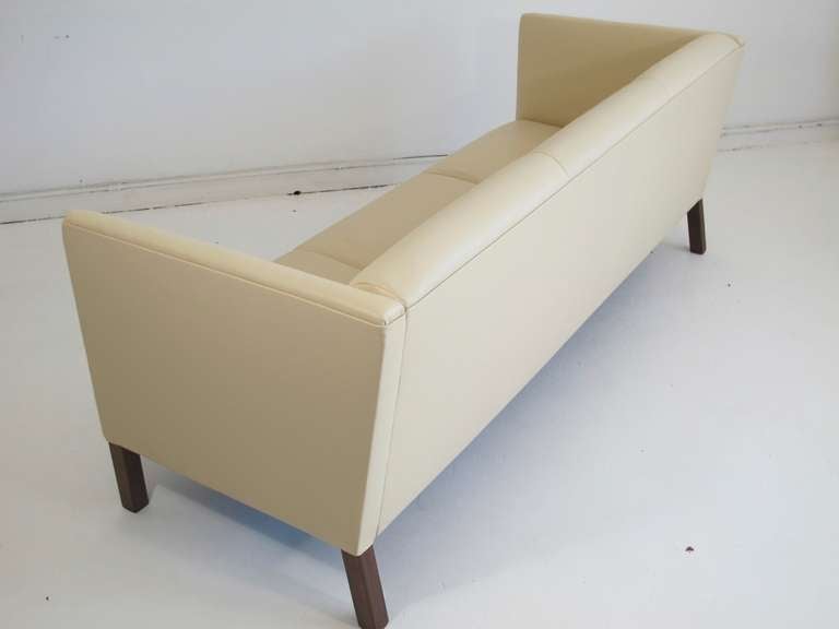 Mid century Danish Leather Sofa by Erik Jorgensen 1