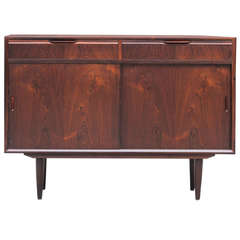 Rosewood Cabinet with Sliding Doors