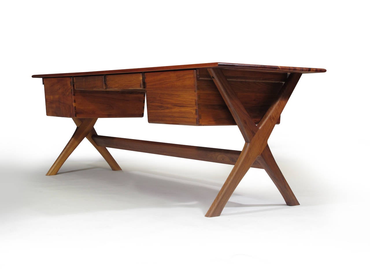 Jim Sweeney Padauk and Koa Desk No. 2