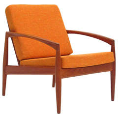 Kai Kristiansen Mid Century Danish Lounge Chair
