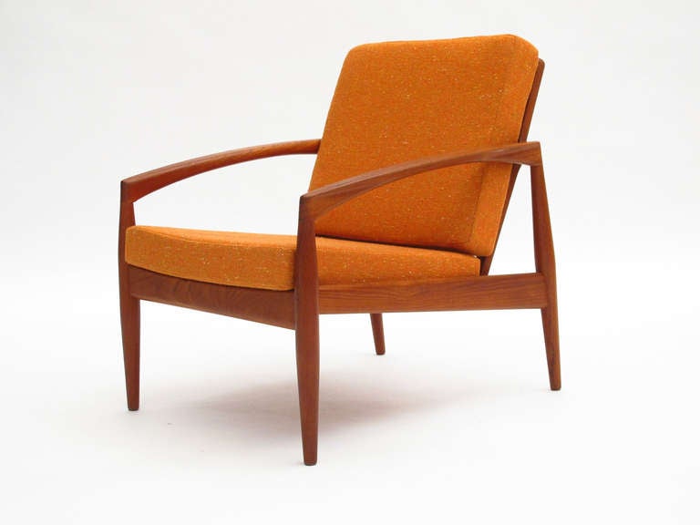 Scandinavian Modern Kai Kristiansen Mid Century Danish Lounge Chair