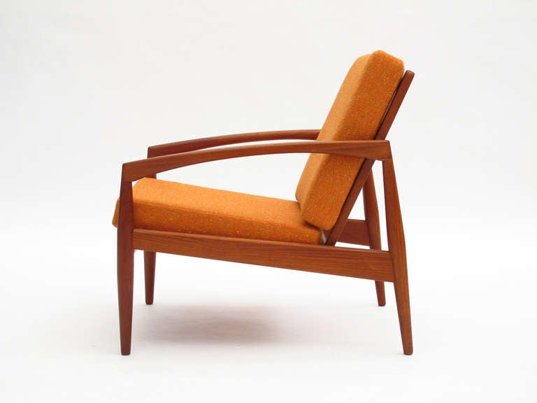 Kai Kristiansen Mid Century Danish Lounge Chair In Excellent Condition In Oakland, CA