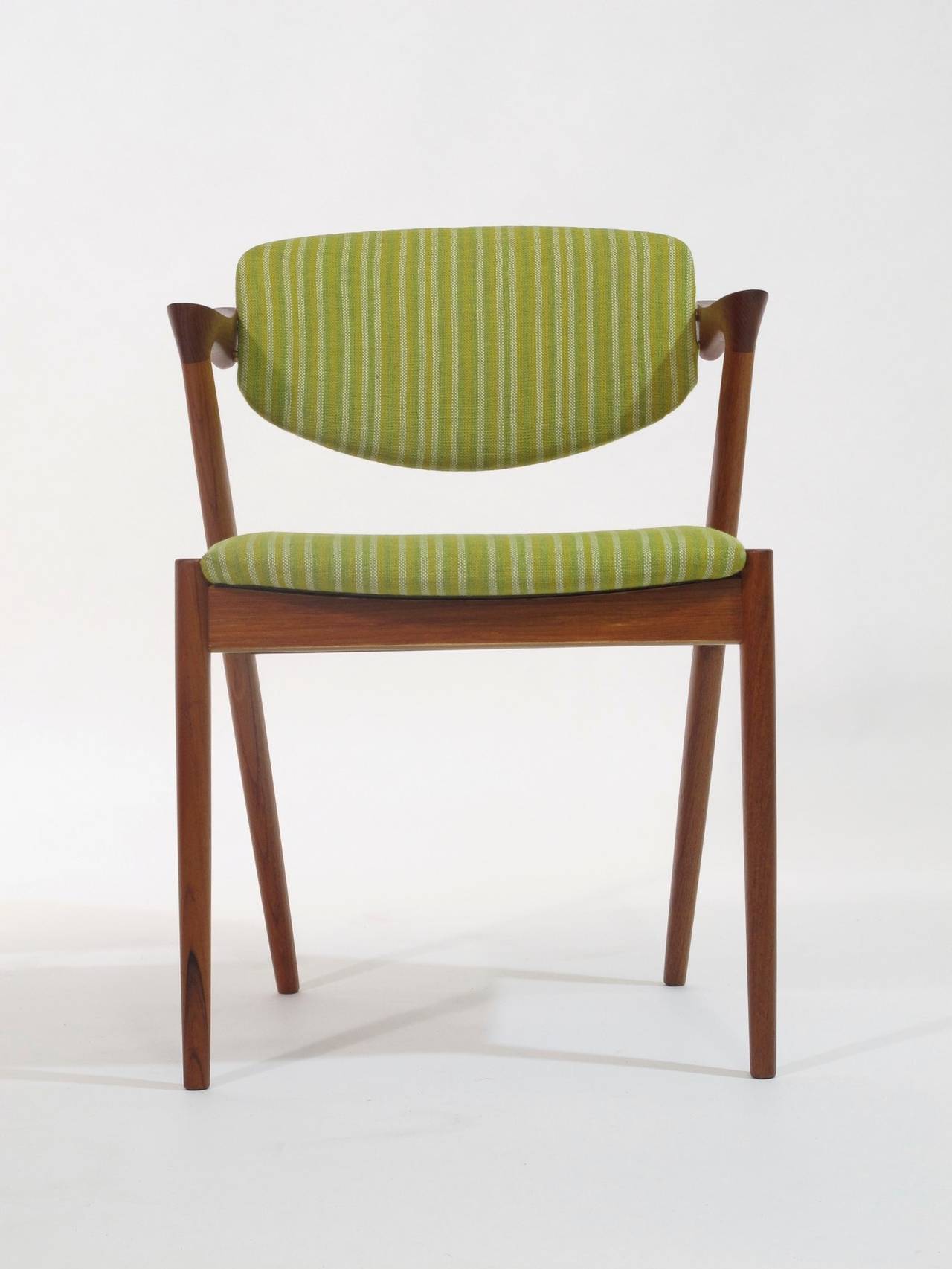 Teak Eight Kai Kristiansen Tilt Back Danish Dining Chairs  20+ Available