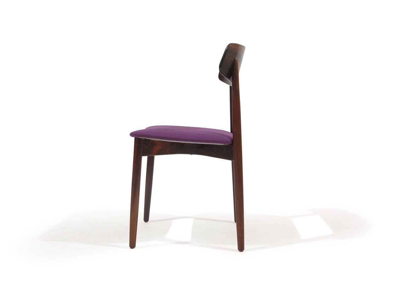 Hand-Woven Six Danish Rosewood Dining Chairs - 18 Available