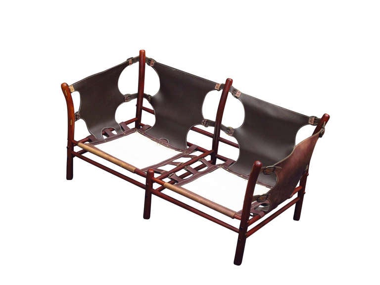 Scandinavian Modern Arne Norell Safari Sofa