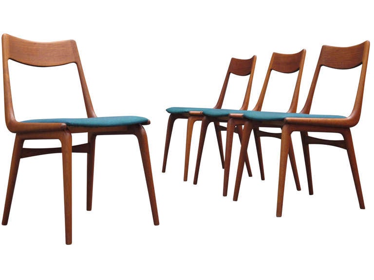 Erik Christiansen Danish Teak Dining Chairs 5