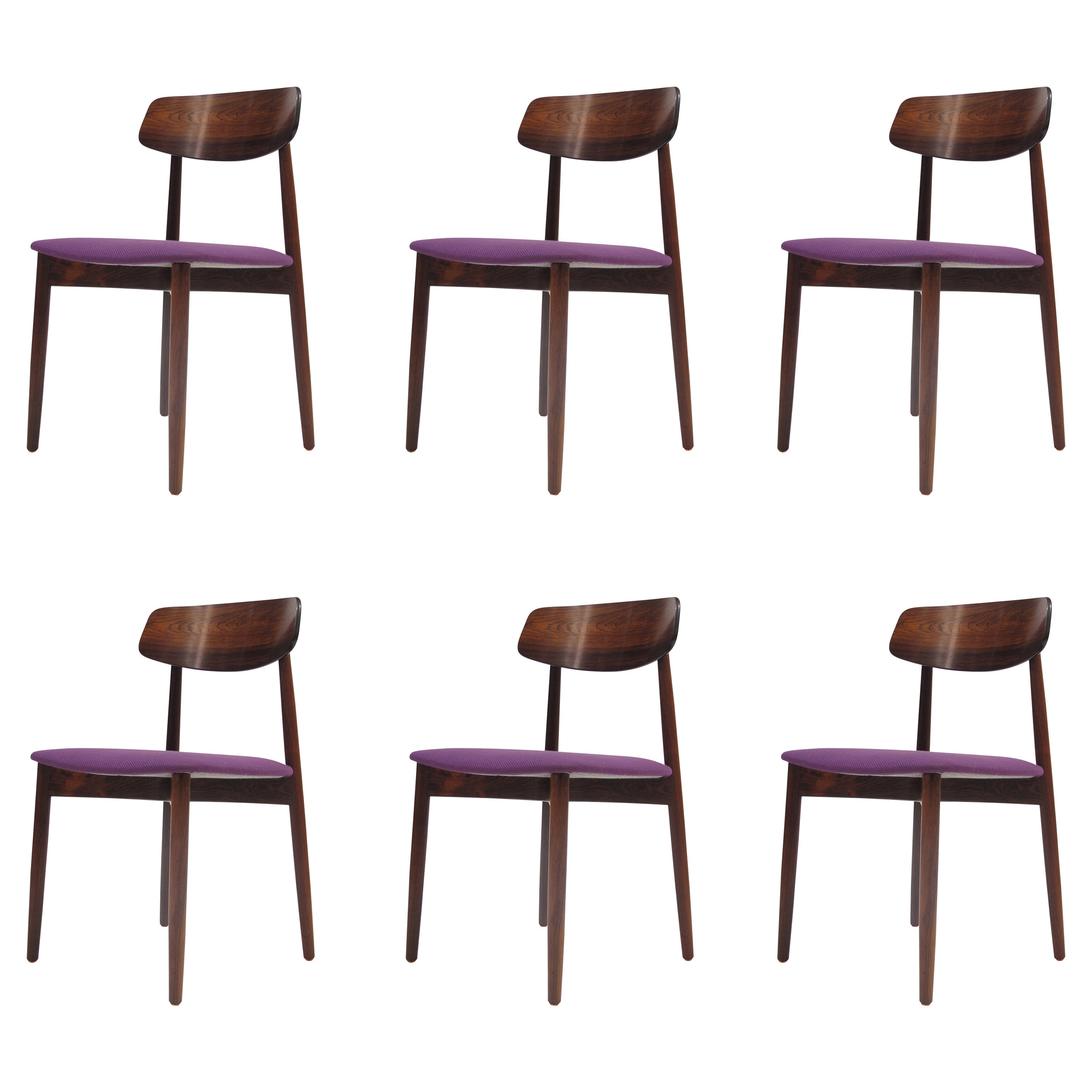 Six Danish Rosewood Dining Chairs - 18 Available