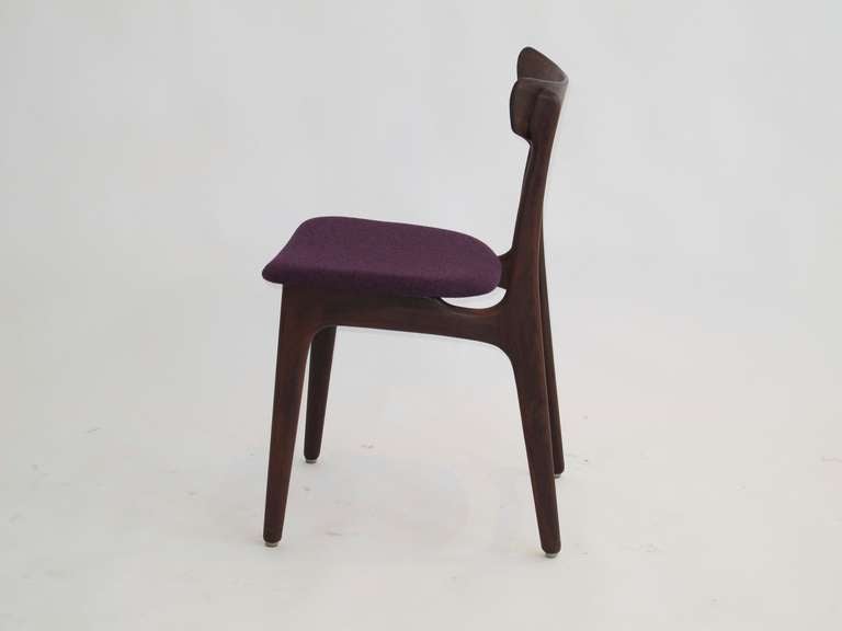 Six Mid-century Danish Brazilian Rosewood Dining Chairs 4