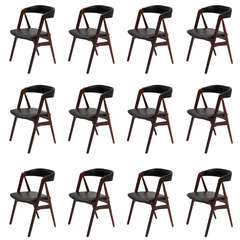 Danish Kai Kristiansen Walnut Dining Chairs, 18+ Available