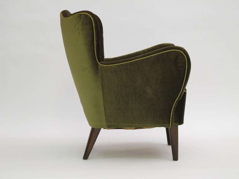 1940s Danish Mohair Club Chairs 3