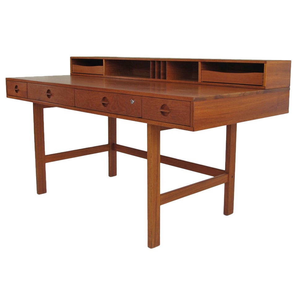Danish Lovig Teak Desk by Jens Quistgaard