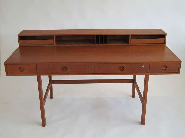 Mid-Century Modern Danish Lovig Teak Desk by Jens Quistgaard