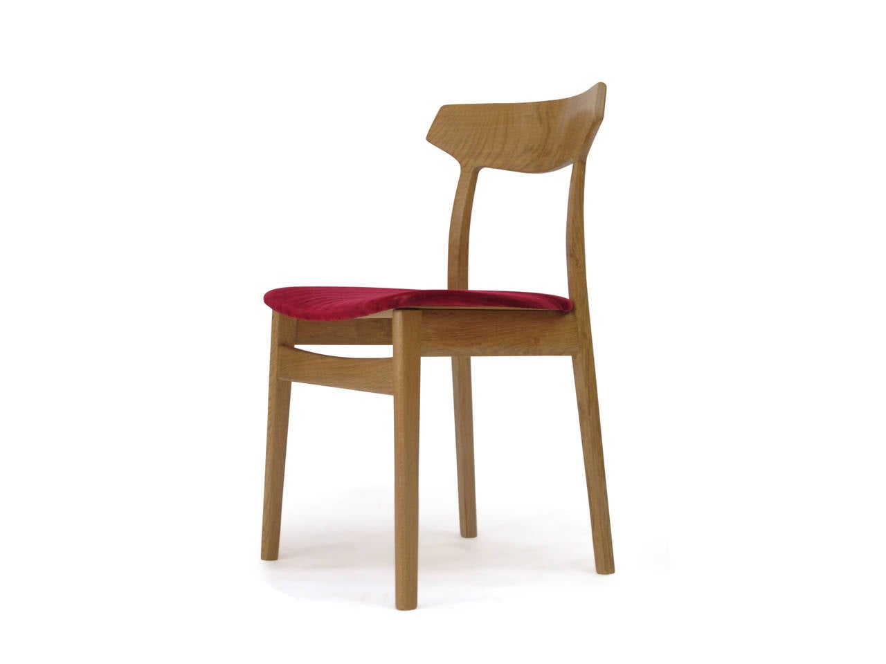 Henning Kjærnulf White Oak Danish Dining Chairs (Skandinavische Moderne)