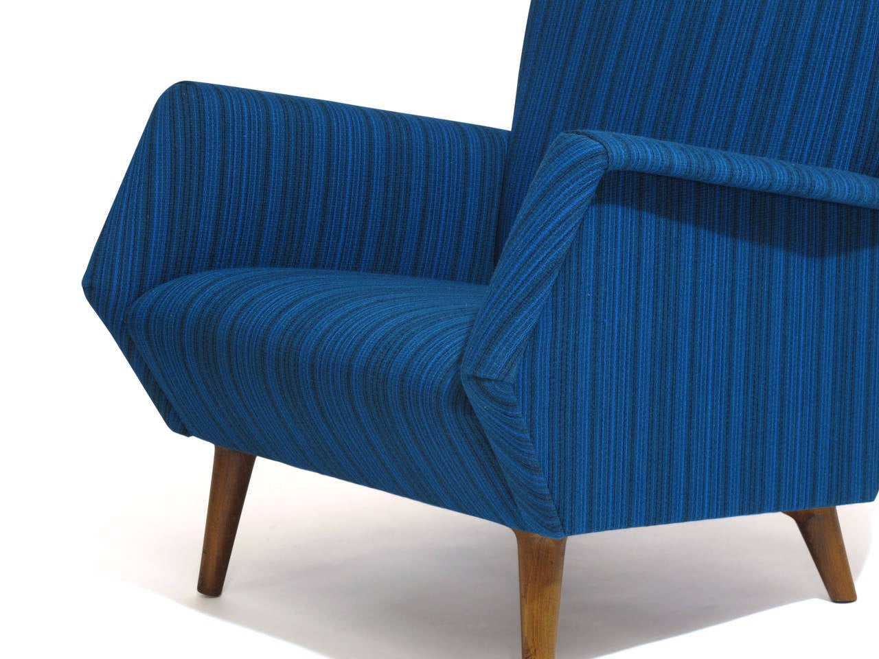 Oiled Gio Ponti Model 803 Mid-Century Italian Lounge Chair