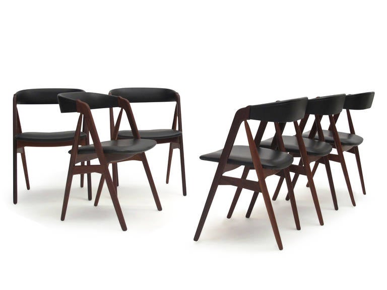 Danish Kai Kristiansen Walnut Dining Chairs, 18+ Available