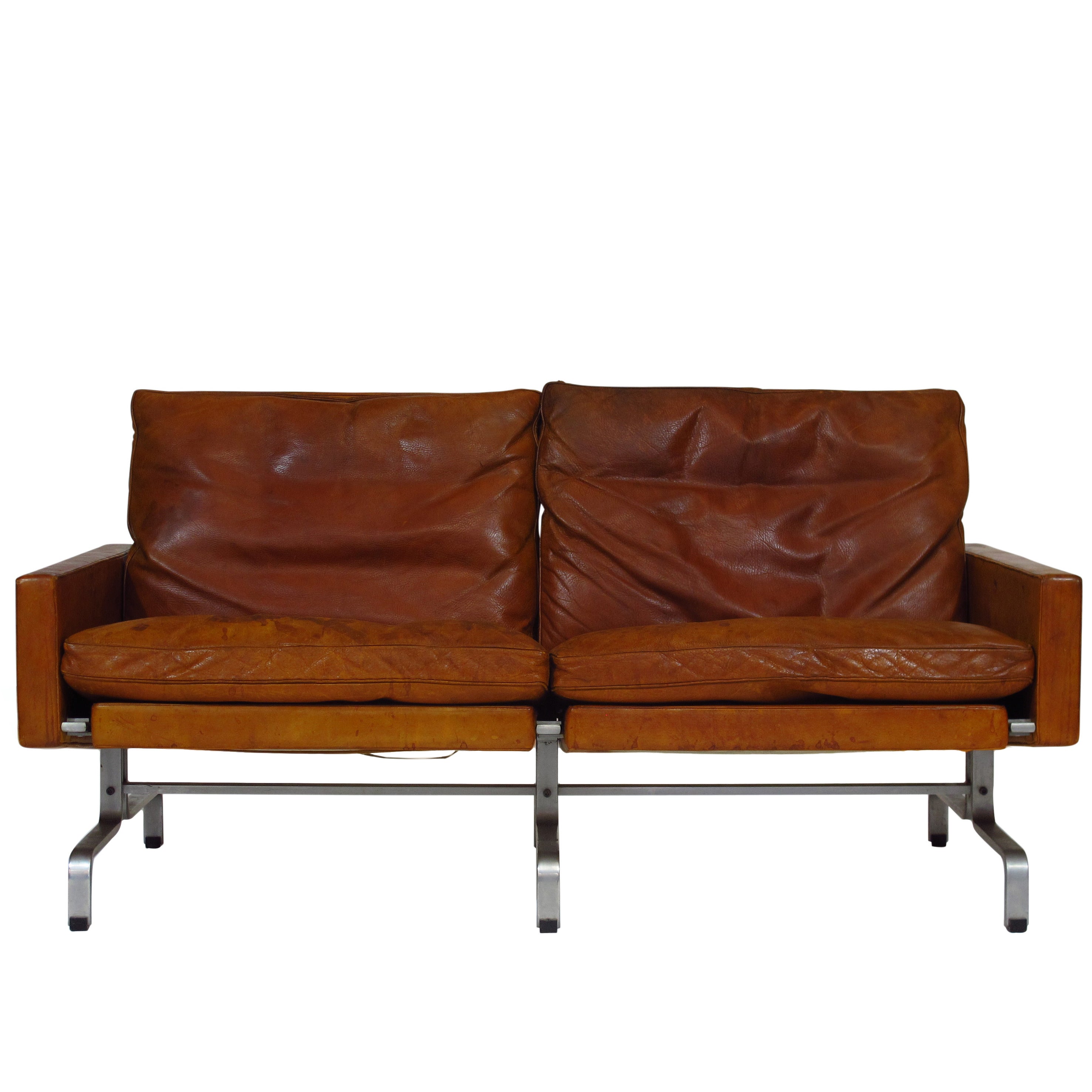Poul Kjaerholdm PK31/2 Leather Sofa