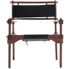 Vintage Don Shoemaker Rosewood Perno Safari Chair
