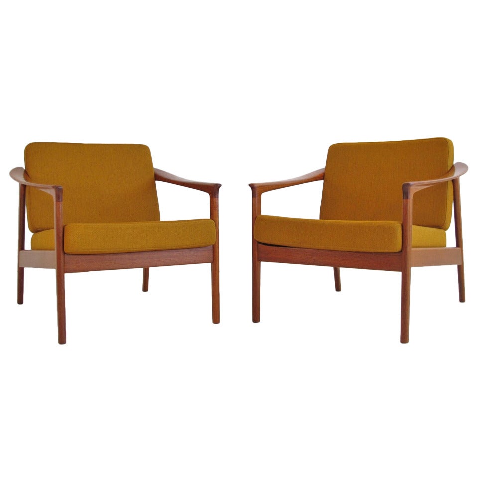 Lounge Chairs by Folke Ohlsson for Bodafors, Sweden 1963