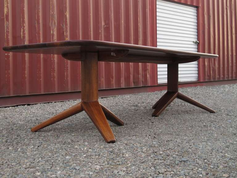 American California Studio Table Crafted of Solid Padauk