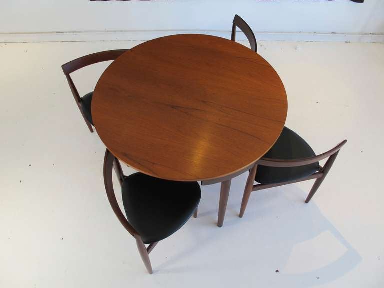 Scandinavian Modern 1962 Hans Olsen Frem Rojle Dining Set in Teak