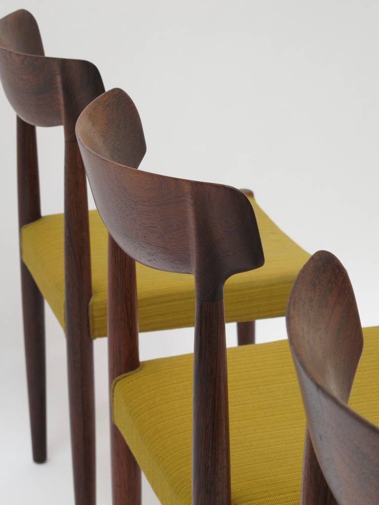 Knud Faerch Danish Rosewood Dining Chairs 3