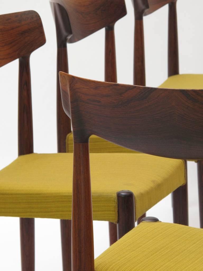 Knud Faerch Danish Rosewood Dining Chairs 2