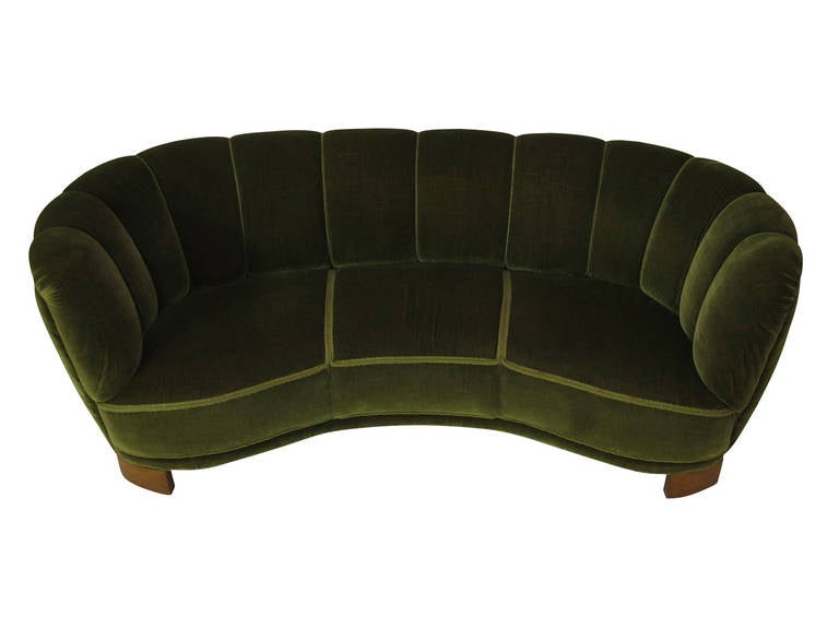 vintage mohair sofa