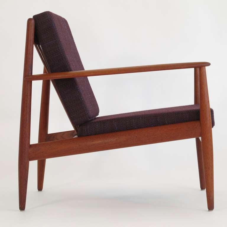 Grete Jalk Danish Teak Lounge Chairs 2