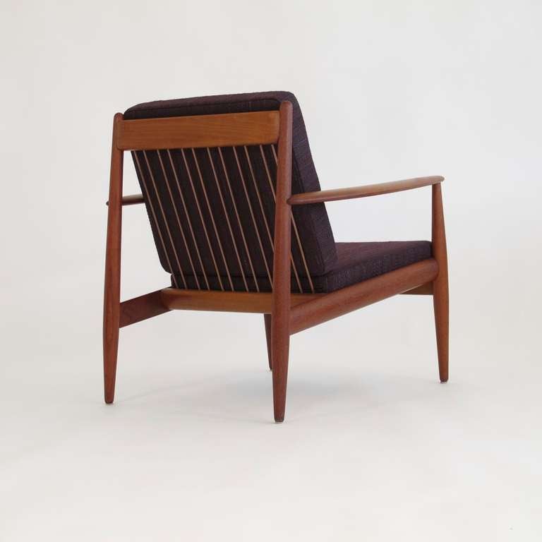 Grete Jalk Danish Teak Lounge Chairs In Excellent Condition In Oakland, CA