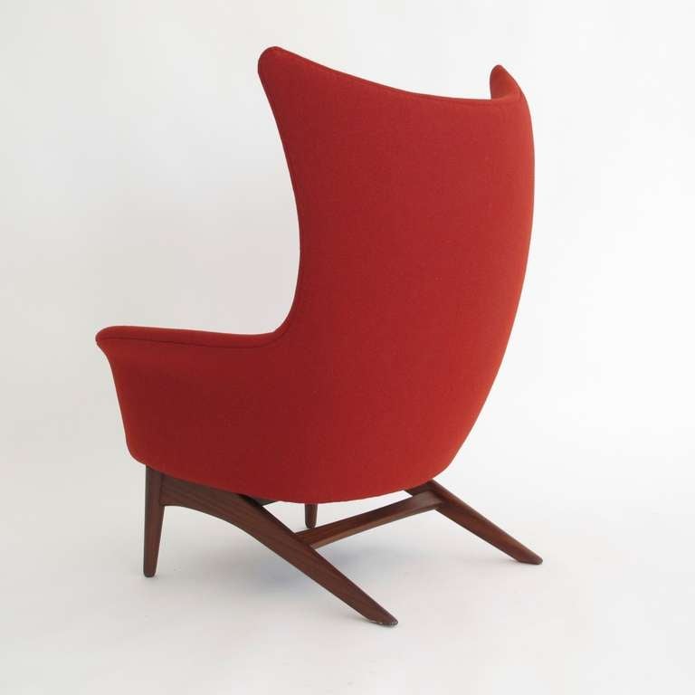 Wood HW Klein Recling Highback Lounge Chair