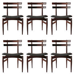 Poul Hundevad Rosewood Dining Chairs