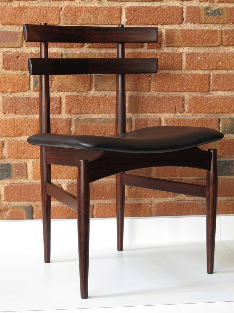 Danish Poul Hundevad Rosewood Dining Chairs
